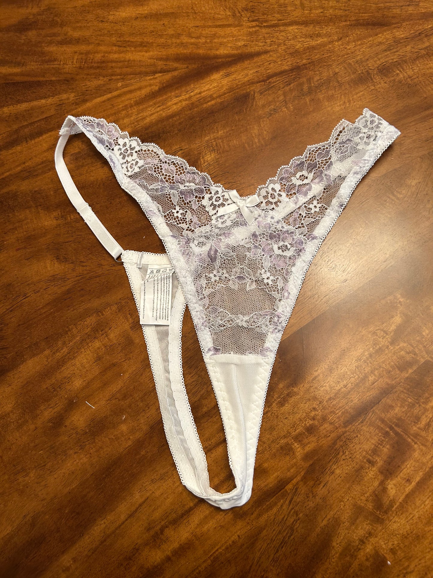 Sheer Clear Thong